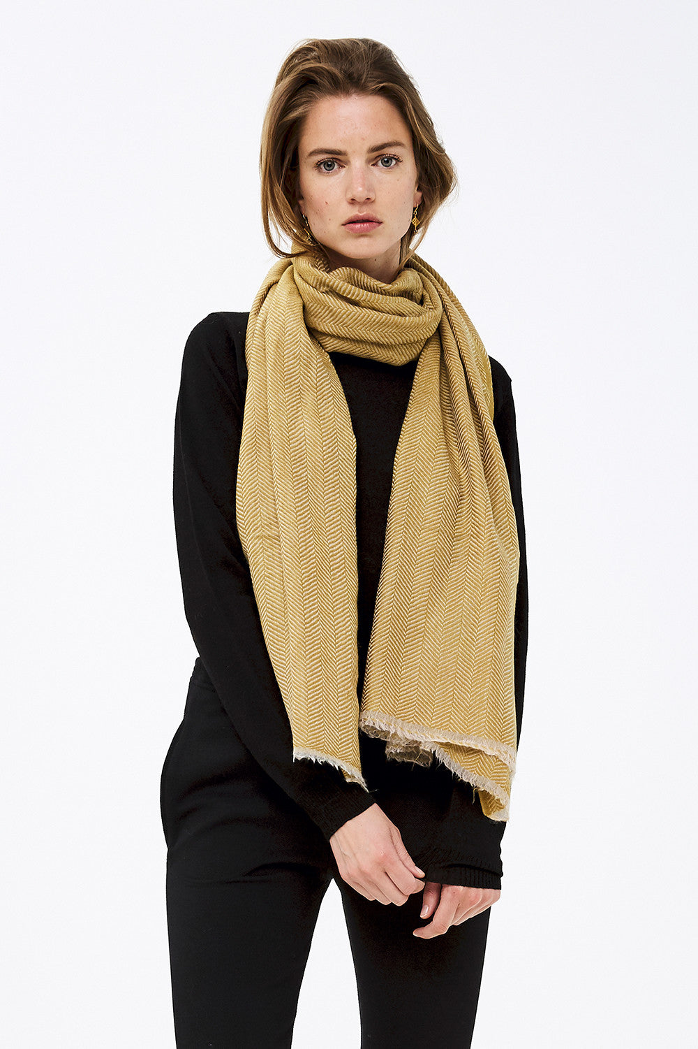 By-Bar tibetian scarf mustard