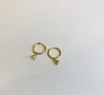 SAM&CEL - goldplated creoles zirconium