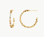 PDPAOLA - halo goldplated earrings
