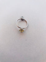 Wouters & Hendrix - silver ring with yellow crystal