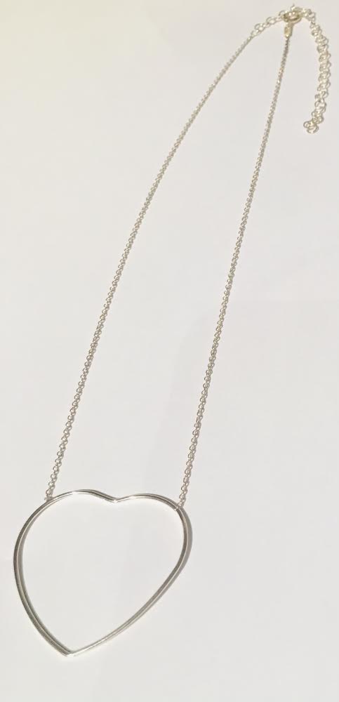 SAM&CEL - silver heart necklace