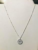 SAM&CEL - long silver coin necklace
