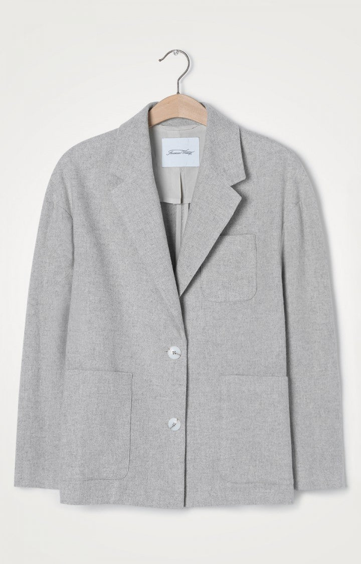 American Vintage - women's polar melange grey blazer renatown