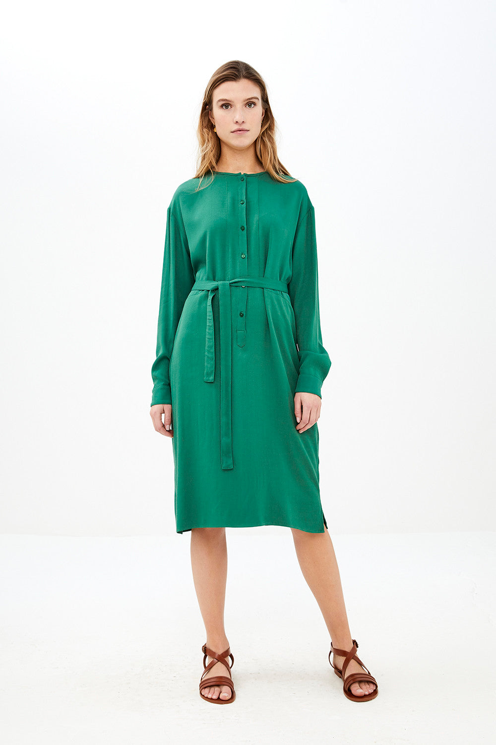 By-Bar - bella twill agave green dress