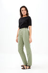 By-Bar - emily pique pant olive green