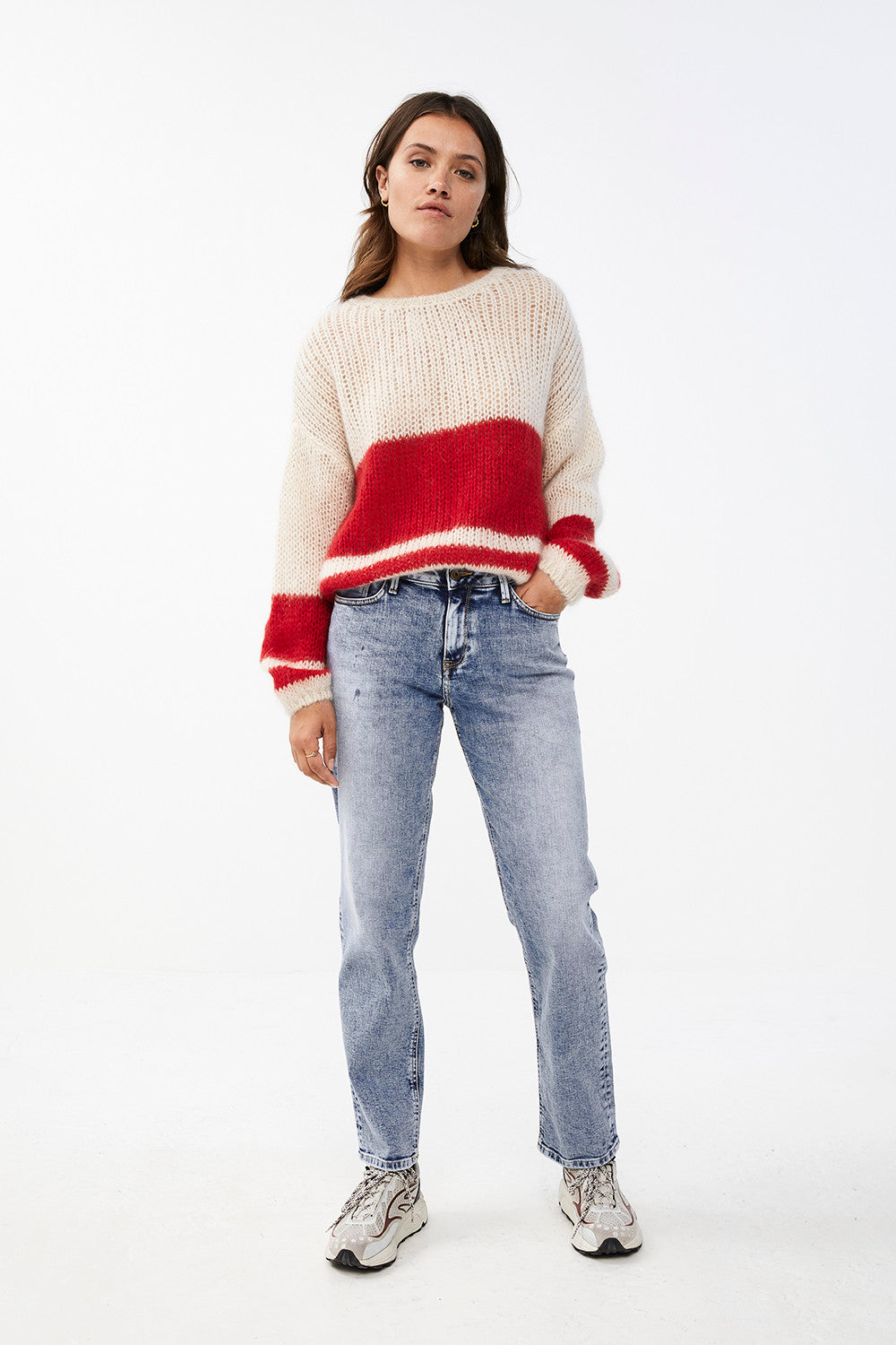 By-Bar - evi astro off white pullover