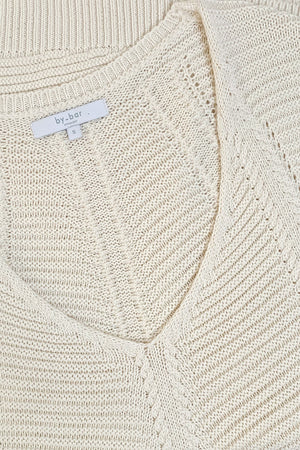 By-Bar - suze off white cotton pullover
