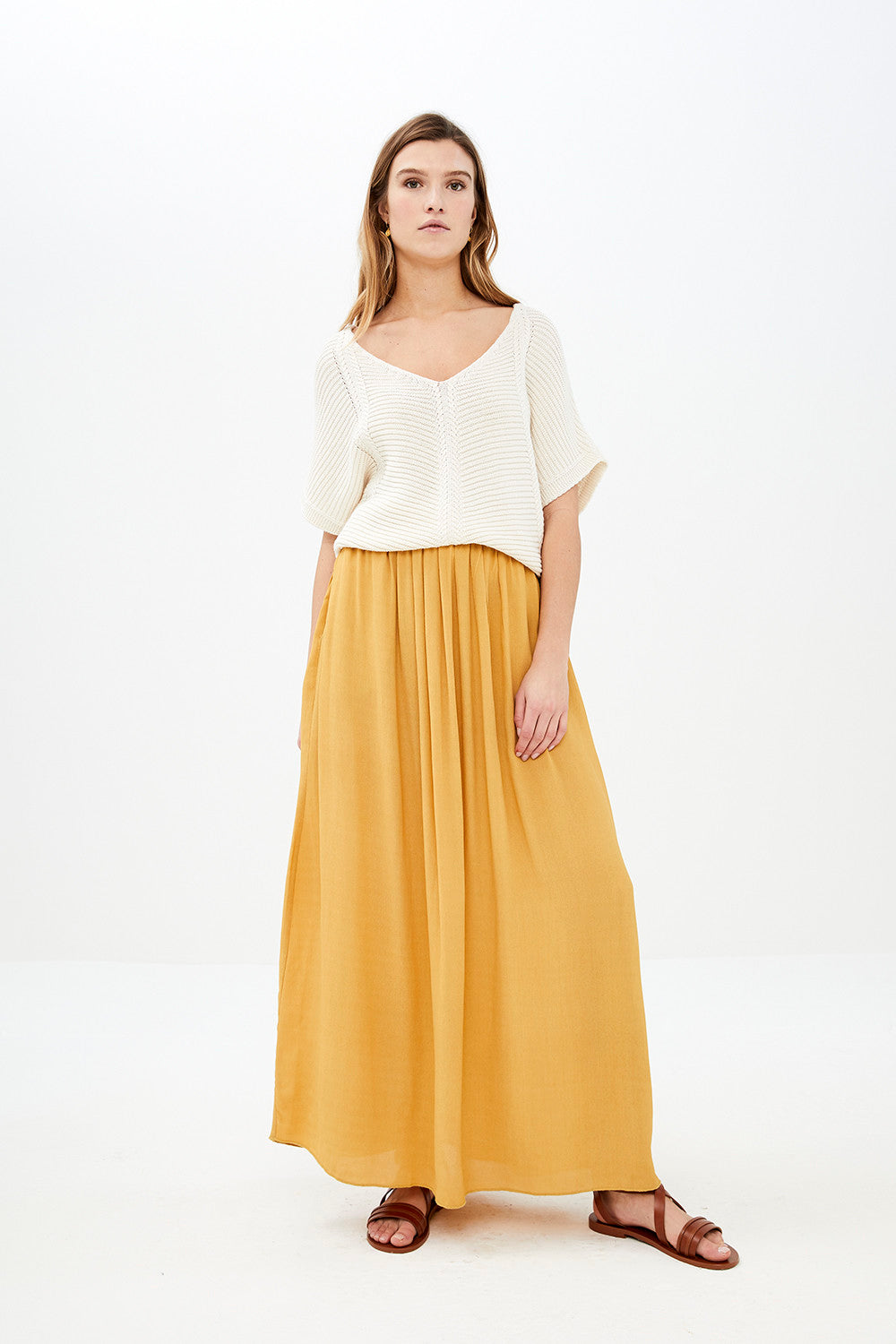 By-Bar - suze off white cotton pullover