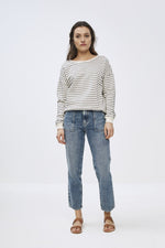 By-Bar - becky black stripe sweater