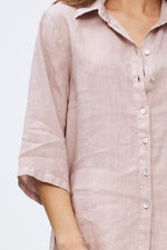 By-Bar - bodil pink blush linen blouse