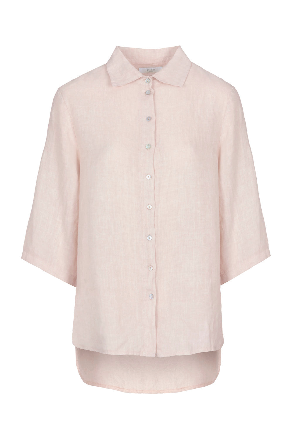 By-Bar - bodil pink blush linen blouse