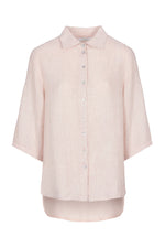 By-Bar - bodil pink blush linen blouse