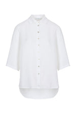 By-Bar - bodil white linen blouse
