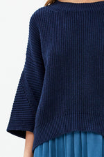 By-Bar - mayke pullover indigo blue