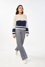 By-Bar - evi astro pullover blue knitwear