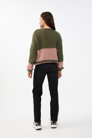 By-Bar - evi astro olive pullover