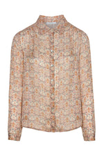 By-Bar - cato print blouse ash rose