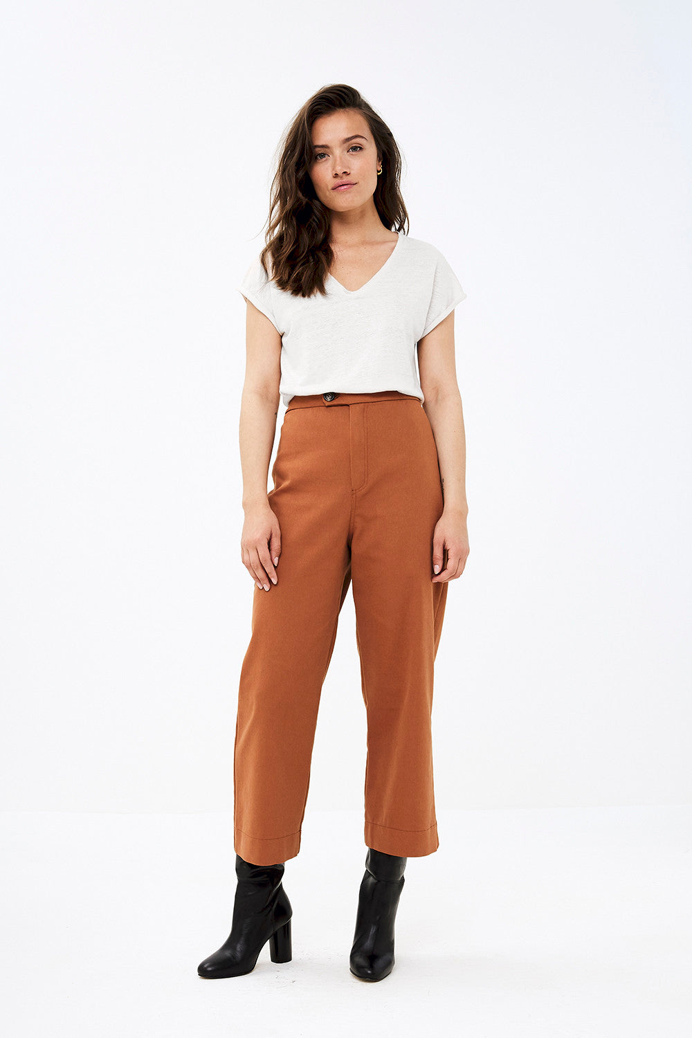 By-Bar mila linen top off white