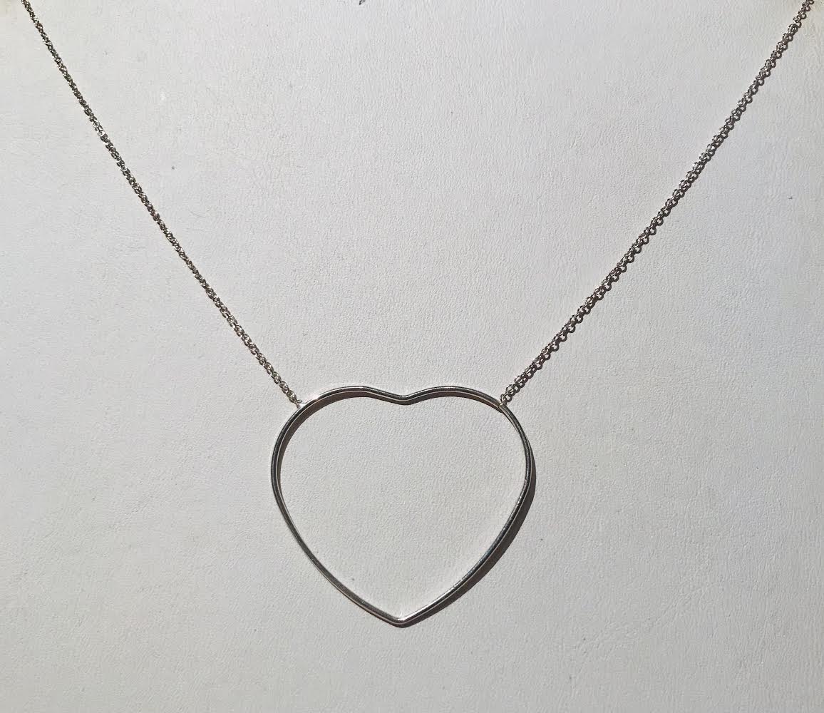 SAM&CEL - silver heart necklace