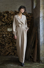 FAM The Label - Jane wool jumpsuit beige