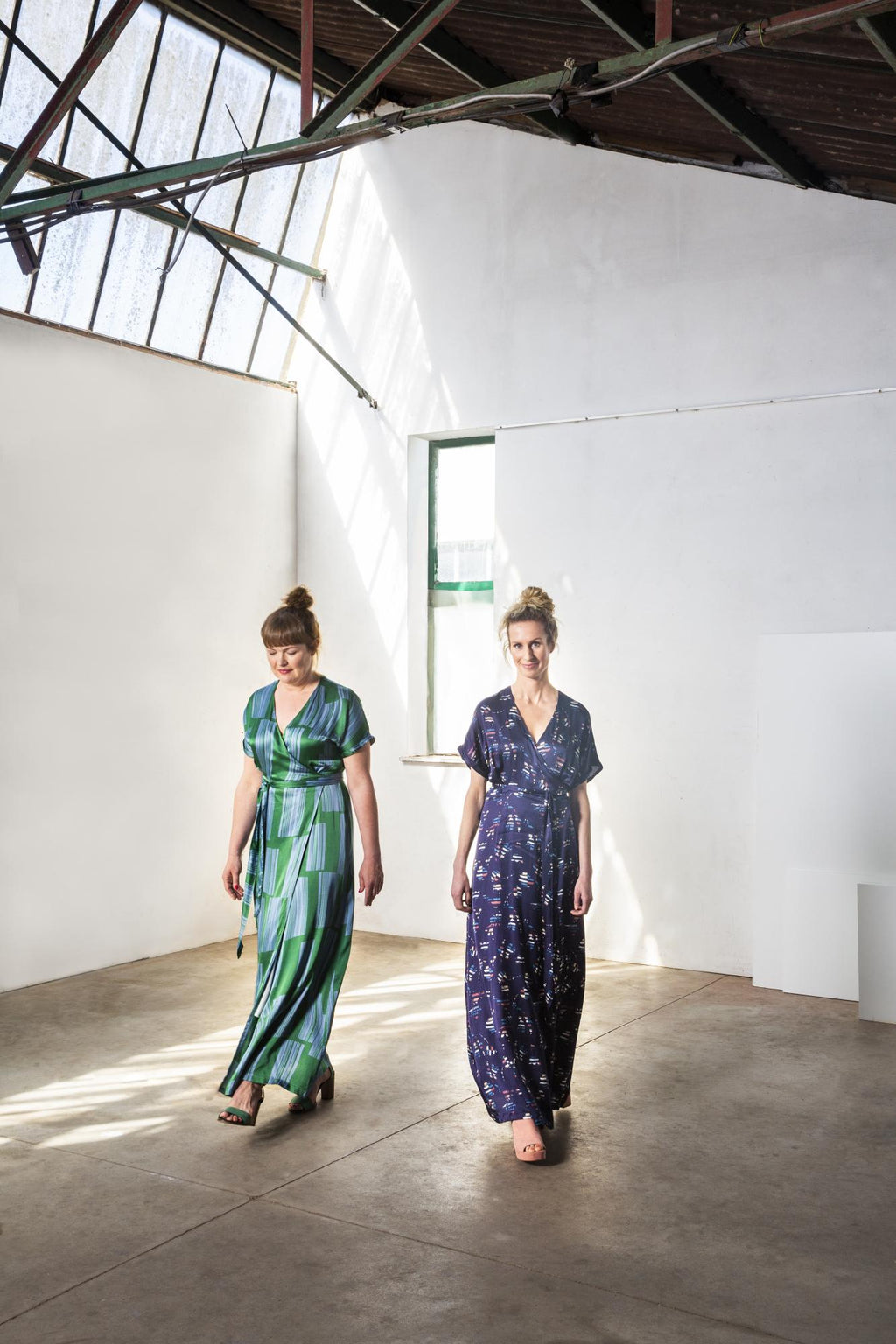 FAM The Label - juliette green long dress