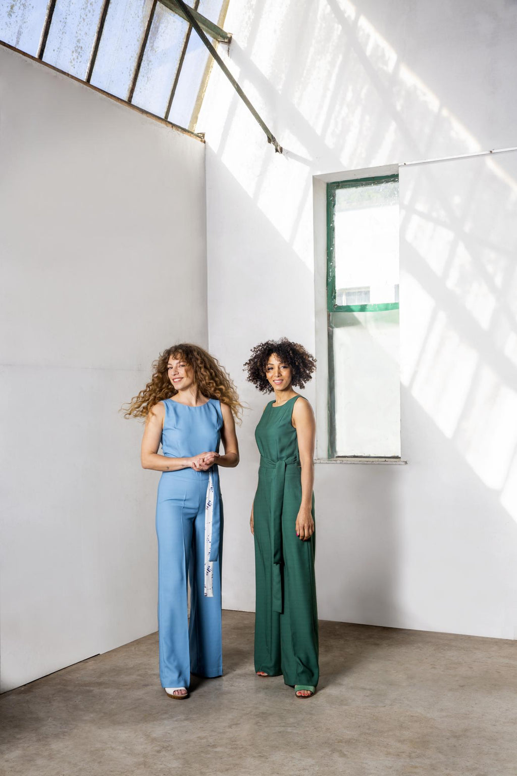 FAM The Label - kate green loose trousers