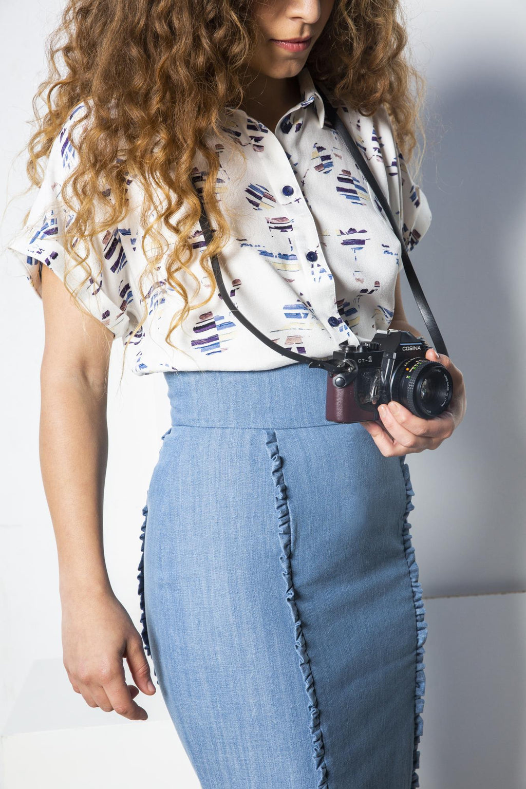 FAM The Label - mia white blouse