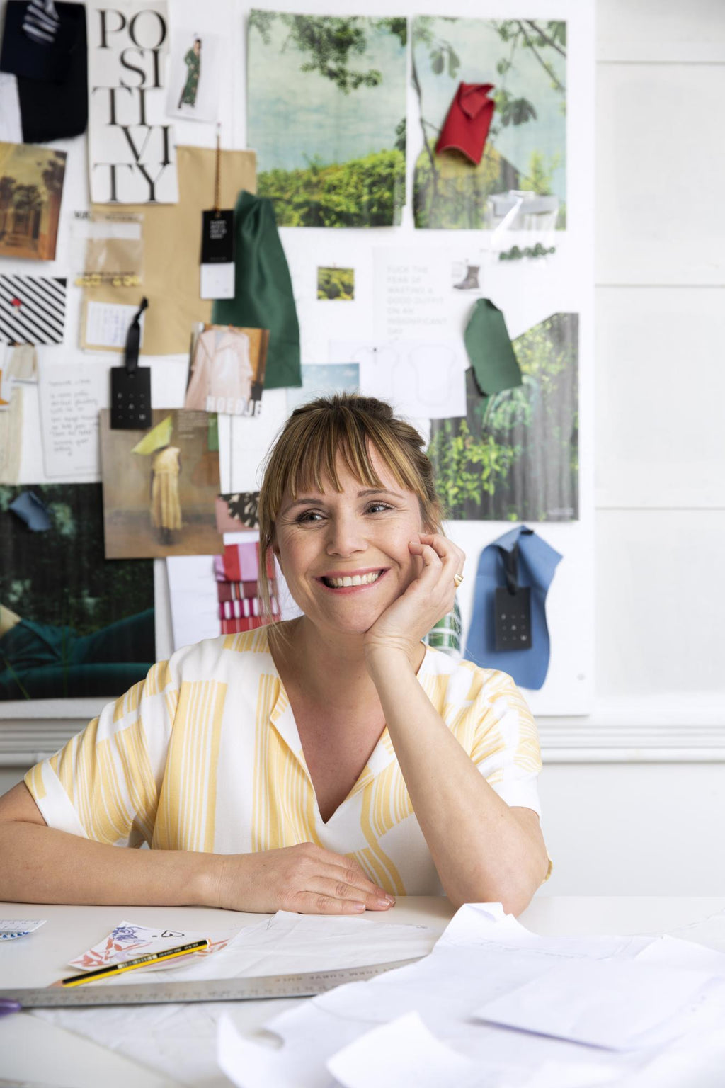 FAM The Label - mia yellow blouse