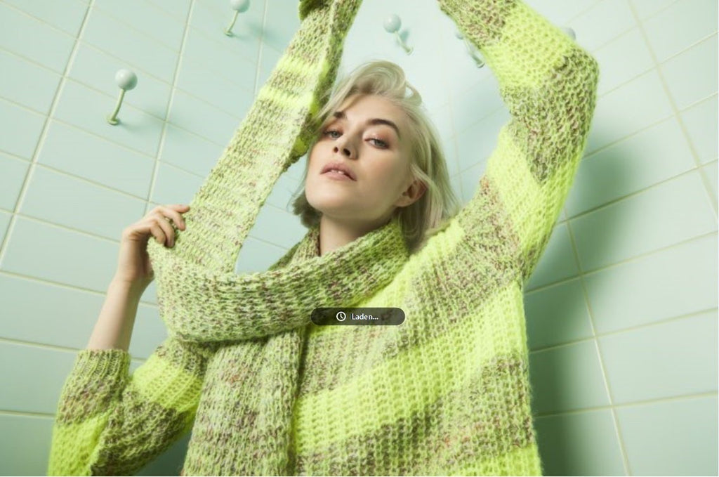 Hampton Bays - brick scarf acid yellow