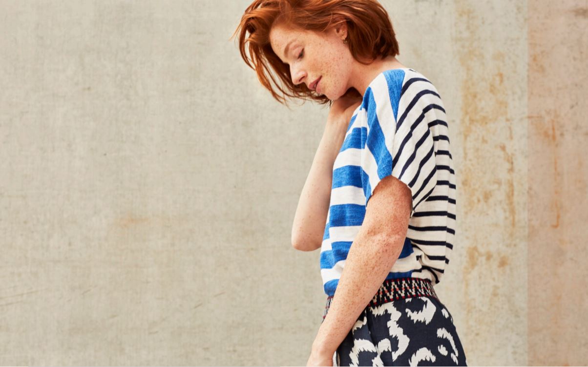 Hampton Bays - gentille blue top