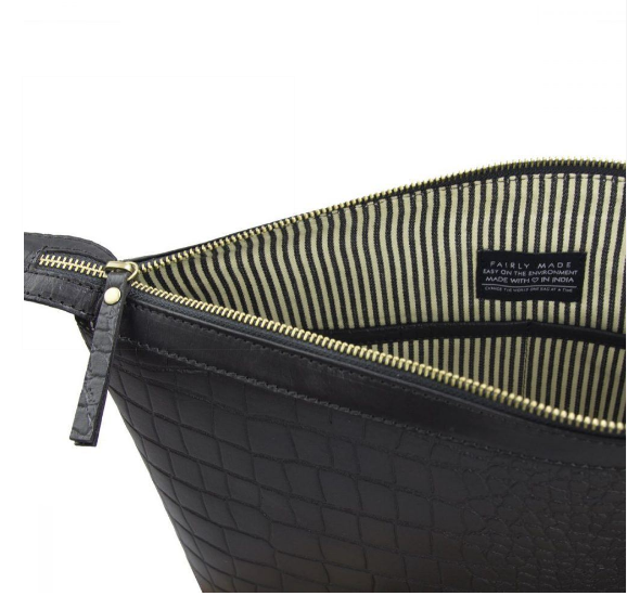 O My Bag - Scarlet black croco classic leather