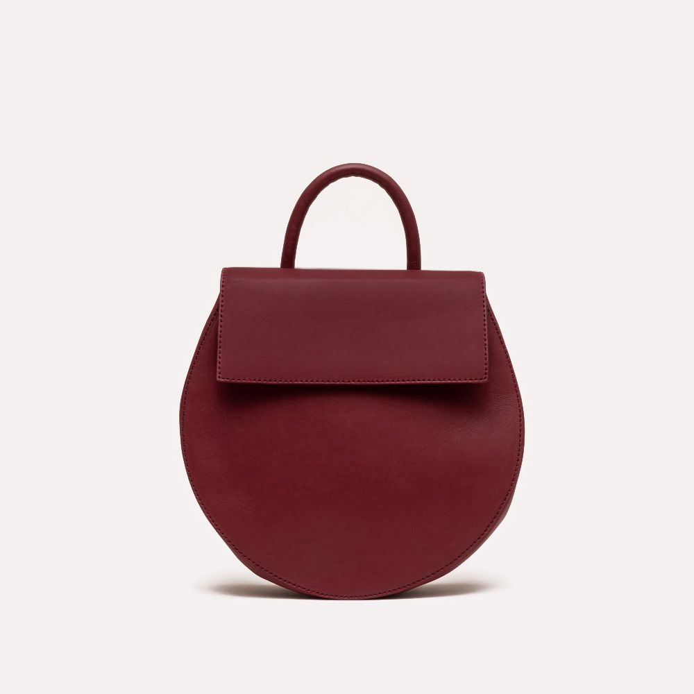 Lies Mertens manon bordeaux bag 