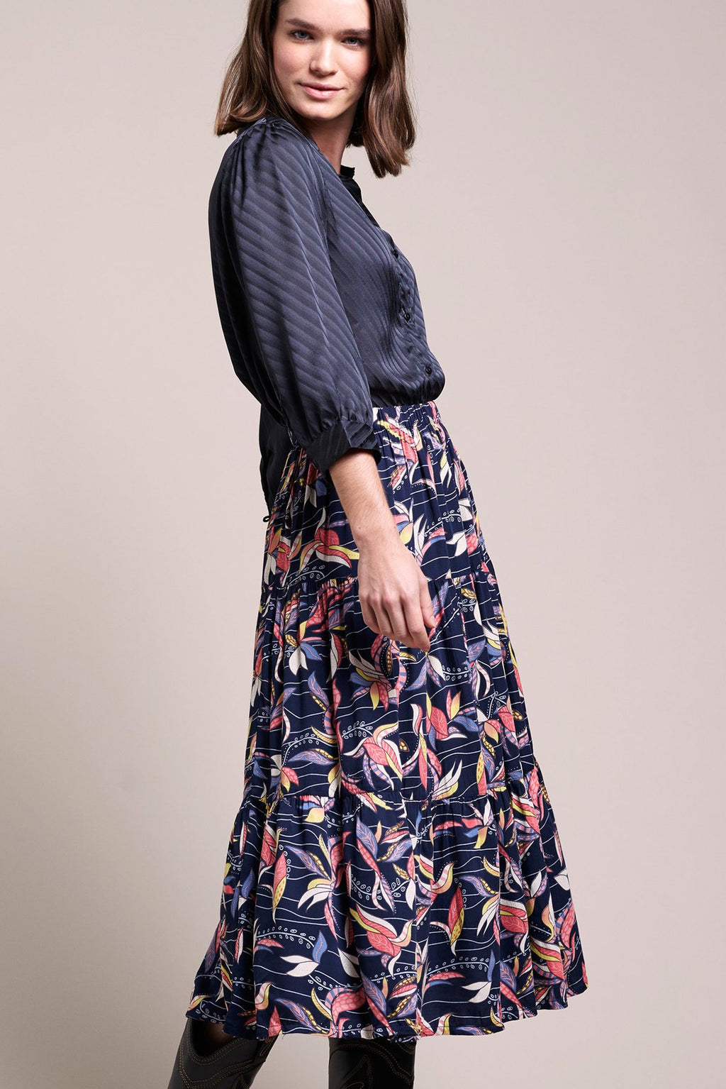 Lollys Laundry - dark blue morning skirt