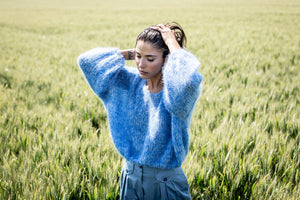 Made By Vest blue knitwear sweater