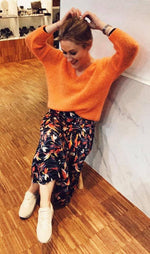 Maison Anje - lerecif knit nectarine orange