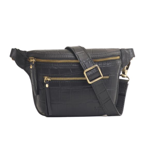 O My Bag - Beck's bum bag croco black classic