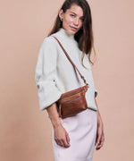 O My Bag - beck's bum bag croco wild oak soft grain leather