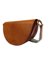 O My Bag - laura half moon leather bag, 2 straps