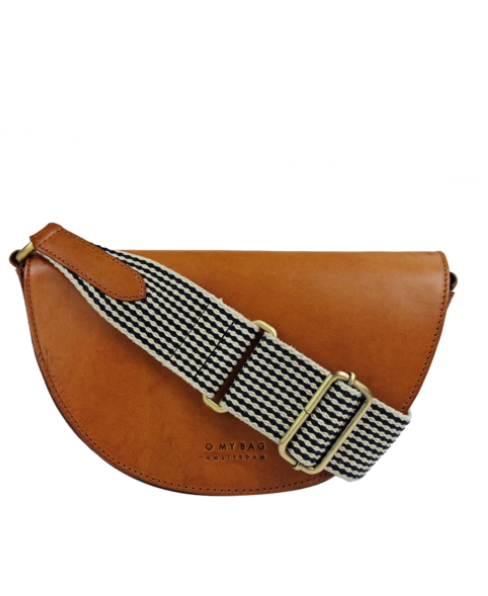 O My Bag - laura half moon leather bag, 2 straps