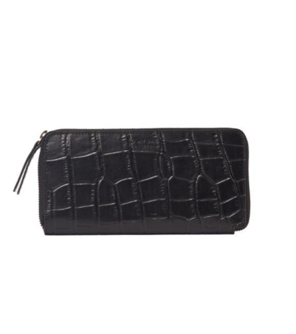 Copy of O My Bag - sonny wallet croco black leather
