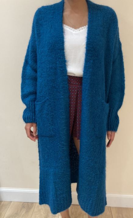 Orfeo - mira cardigan ocean blue