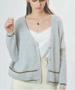 Orfeo -  ciel grey sweater