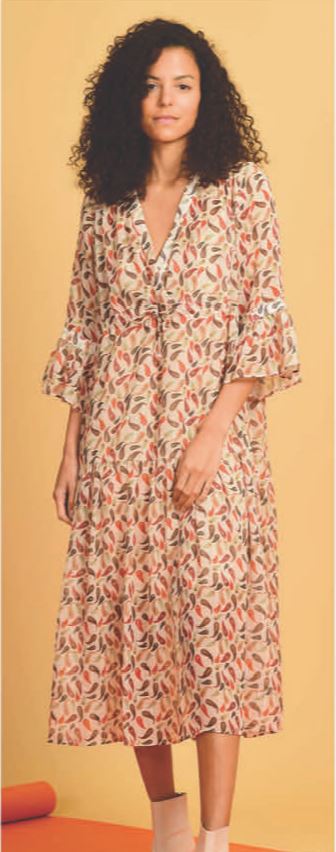 Orfeo - lilou colourful long dress