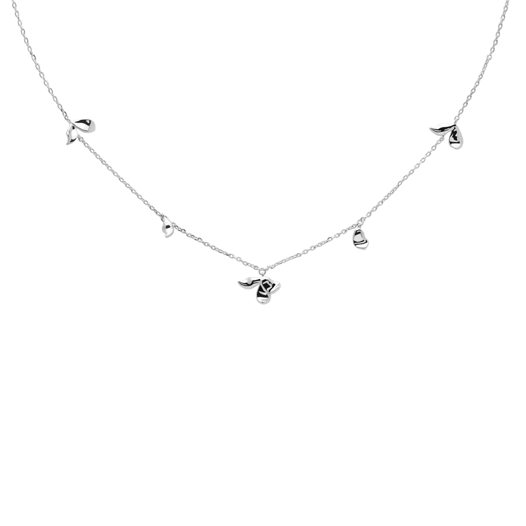 PDPAOLA - Jasmine silver necklace CO02-163-U (blossom collection)
