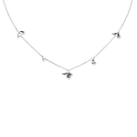PDPAOLA - Jasmine silver necklace CO02-163-U (blossom collection)