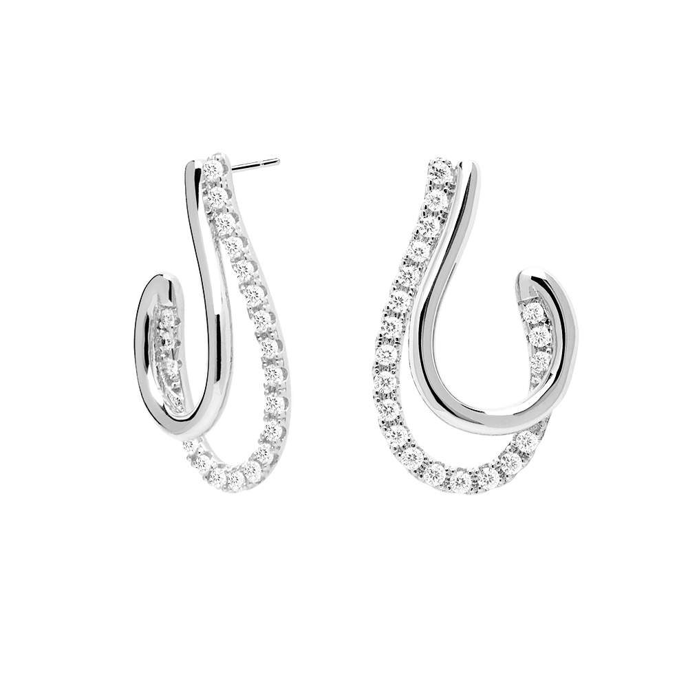 PDPAOLA - Koy silver earrings AR02-198-U Koko collection