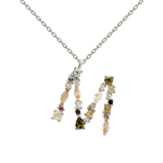 PDPAOLA - Letter M silver necklace CO02-108-U