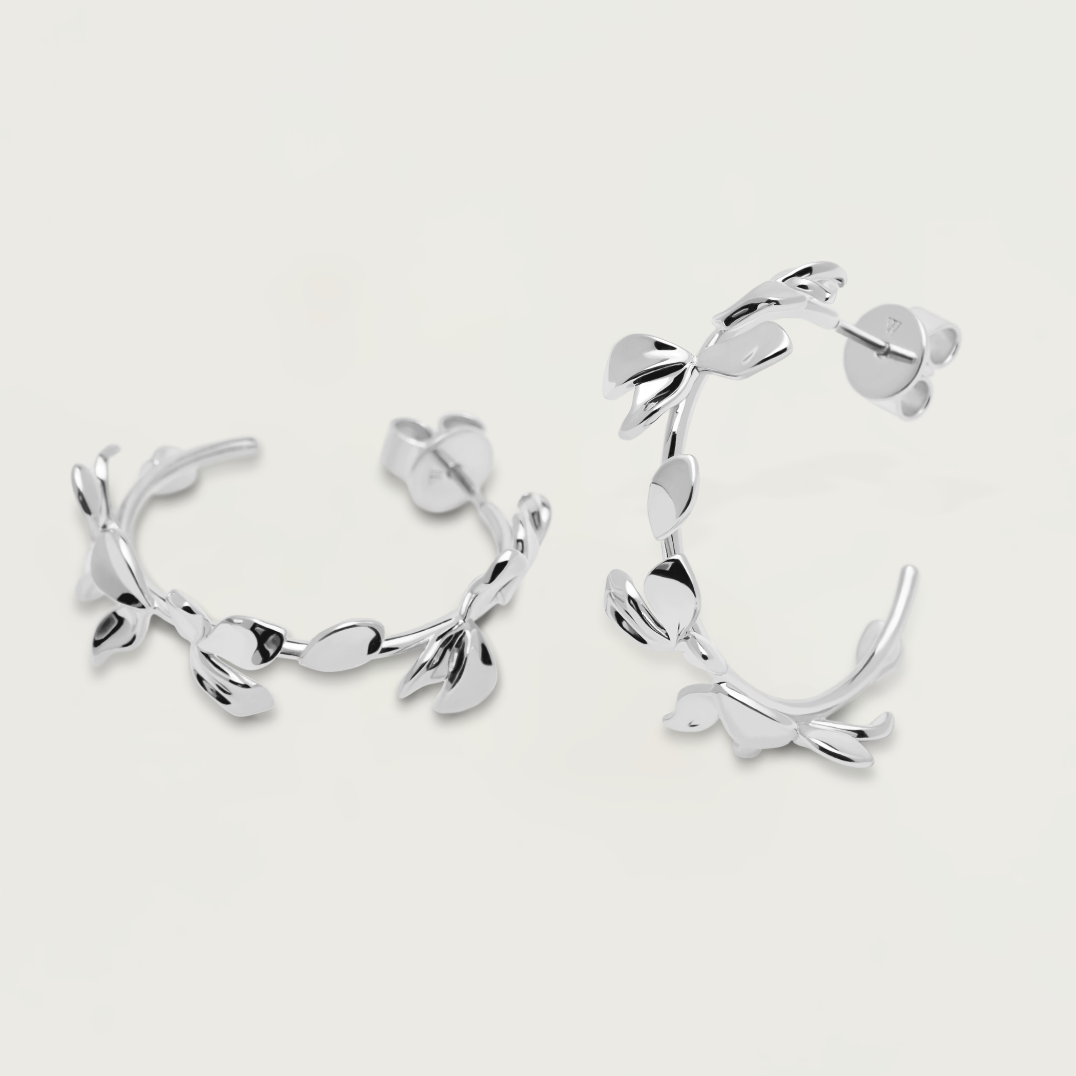 PDPAOLA - Lily silver earrings AR02-193-U Blossom collection