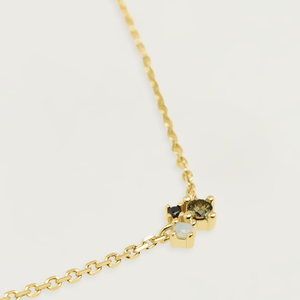 PDPAOLA - Lime blush gold necklace CO01-177-U Atelier collection