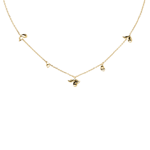 PDPAOLA - jasmine gold necklace CO01-163-U blossom collection